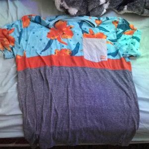 Billabong floral men’s shirt